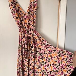 Issa London Kitten Print Sundress